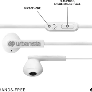 Urbanista San Francisco ErgonoMic Headphones with Remote and Mic - Retail Packaging - Fluffy Cloud